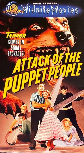 ATTACK OF THE PUPPET PEOPLE (1958) - VHS