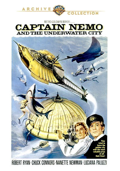 ネモ船長と海底都市　DVD 廃盤　復刻シネマライブラリー CAPTAIN NEMO & THE UNDERWATER CITY (1969) - DVD