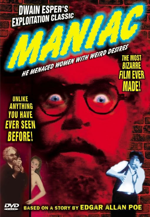 MANIAC (1934/Alpha) - DVD
