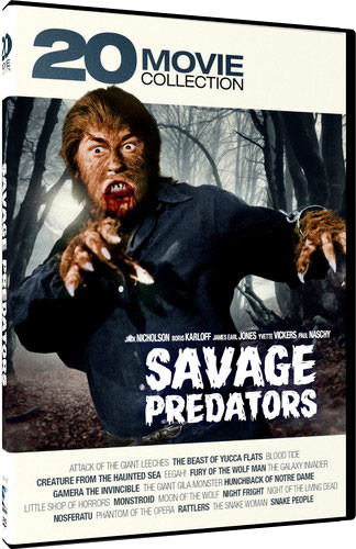 SAVAGE PREDATORS (20 Movie Collection) - DVD Set