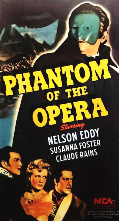 PHANTOM OF THE OPERA (1943) - VHS