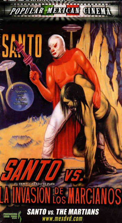 SANTO THE MARTIAN INVASION (1967/In Spanish) VHS