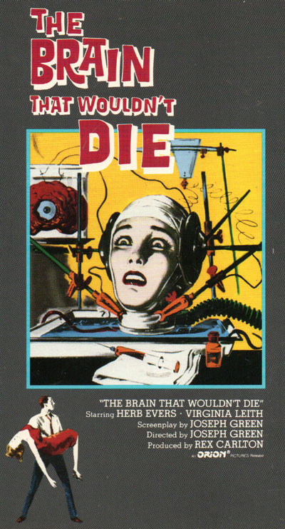BRAIN THAT WOULDN'T DIE, THE (1962/Warner) - Used VHS
