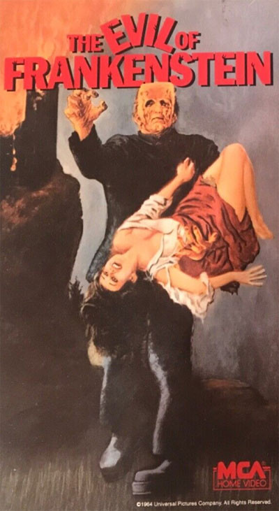 EVIL OF FRANKENSTEIN (1964/Original Box Art) - Used VHS