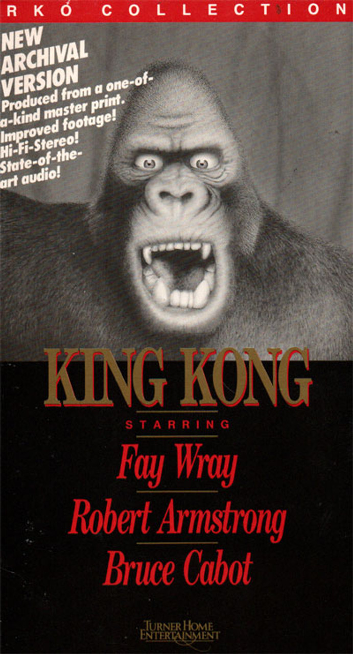 KING KONG (1933/New Archival Version) - Used VHS