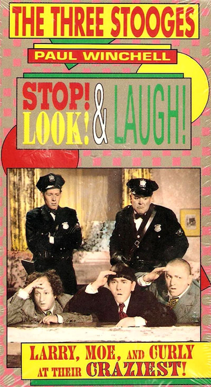 STOP, LOOK AND LAUGH (Three Stooges Feature Film) - Used VHS