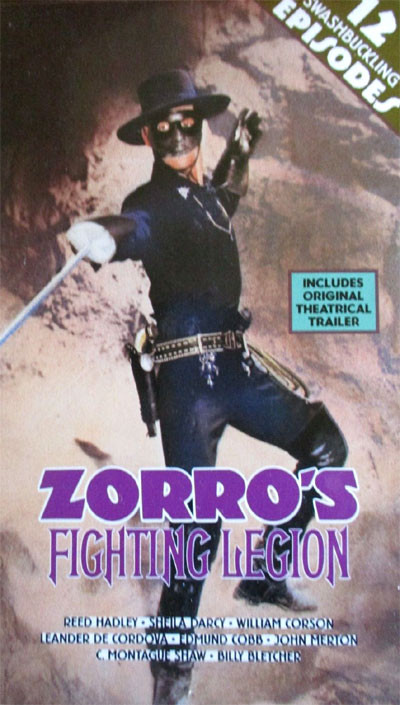 ZORRO's FIGHTING LEGION (1939) - Used VHS