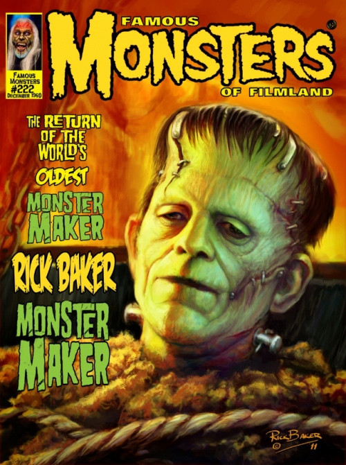 FAMOUS MONSTERS OF FILMLAND #257 (Limited Rick Baker cover) - Magazine