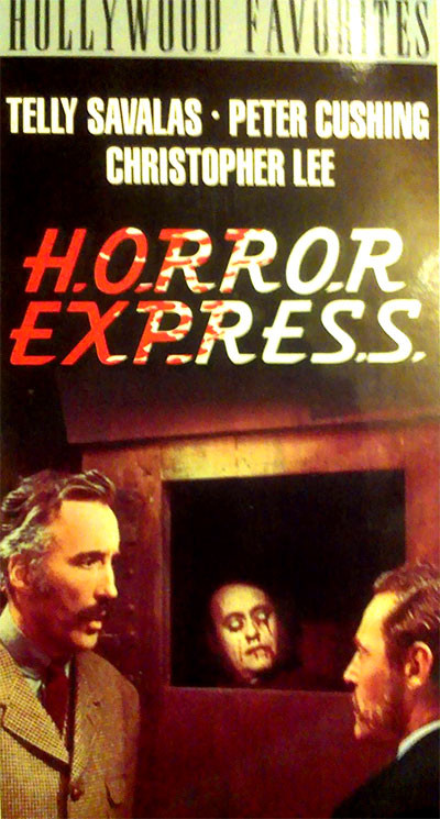 Horror Express Box HORROR EXPRESS (1972) - Used VHS