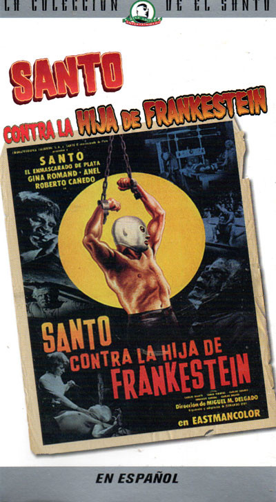 SANTO VS. FRANKENSTEIN'S DAUGHTER (1972/In Spanish) VHS
