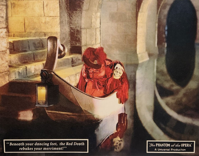 PHANTOM OF THE OPERA (1925/Red Death Waterway) - 11x14 Lobby Card ...
