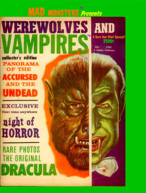 MAD MONSTERS - WEREWOLVES & VAMPIRES - Reprint Book