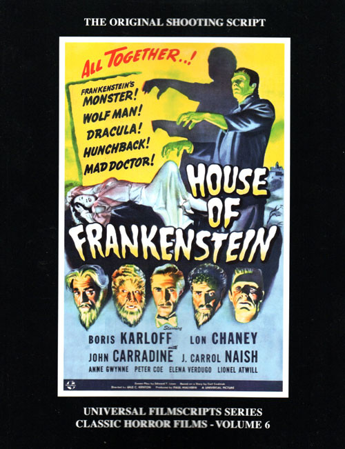 HOUSE OF FRANKENSTEIN (1944) - Magic Image Filmbook