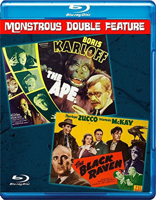 APE, THE (1940)/BLACK RAVEN (1943) - Dbl. Feature Blu-Ray