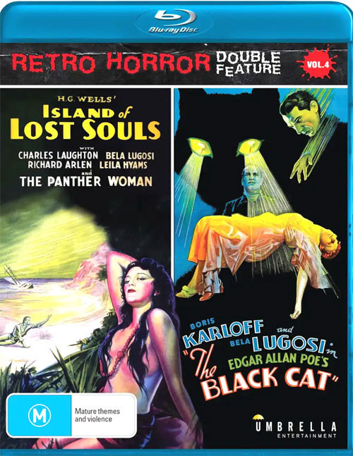 BLACK CAT (1934)/ISLAND OF LOST SOULS (1932) - Blu-Ray
