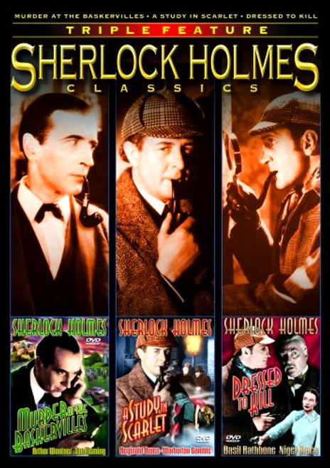 SHERLOCK HOLMES CLASSICS (Triple Feature) - DVD