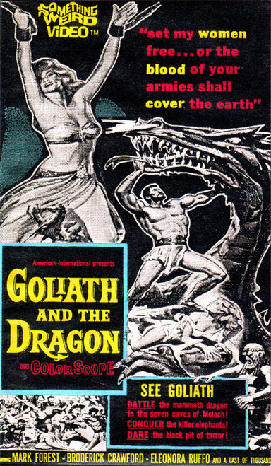 GOLIATH AND THE DRAGON (1960) - VHS