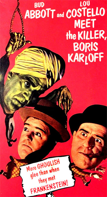 ABBOTT & COSTELLO MEET THE KILLER, BORIS KARLOFF (1951) - Used VHS