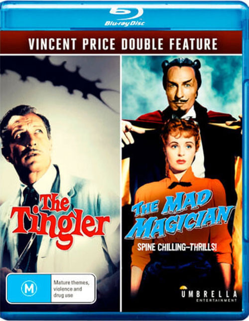 MAD MAGICIAN (1954)/THE TINGLER (1959) - Blu-Ray