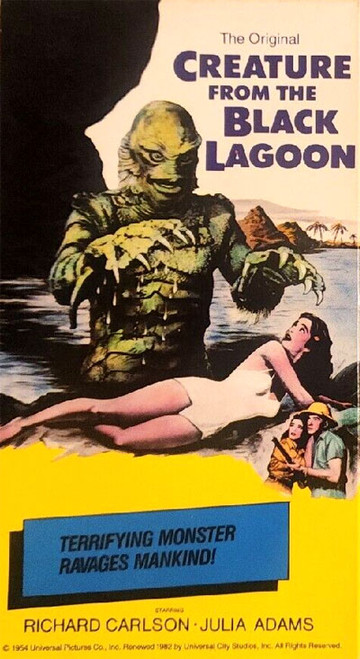 CREATURE FROM THE BLACK LAGOON (1954/HMG) - Used VHS