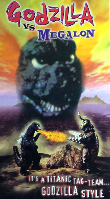 GODZILLA VS. MEGALON (1973/Goodtimes) - Used VHS