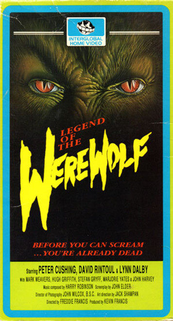 LEGEND OF THE WEREWOLF (1975) - Used VHS