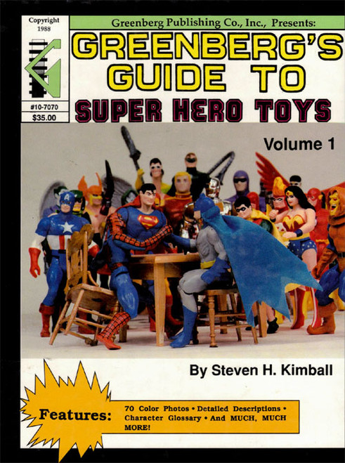 GREENBERG'S GUIDE TO SUPER HERO TOYS - Used Hardback Book