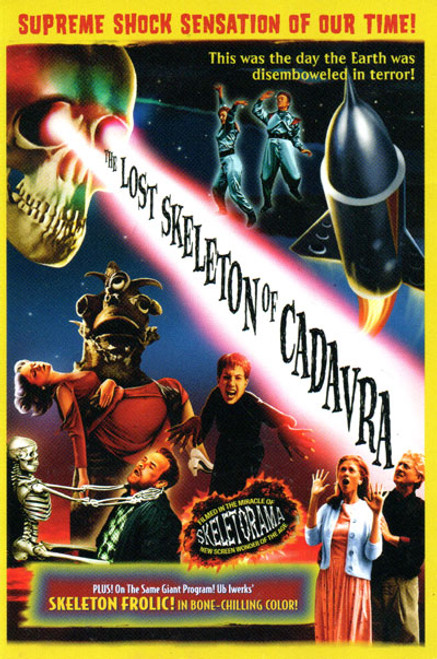 LOST SKELETON OF CADAVRA (2003) - Original Promo Card