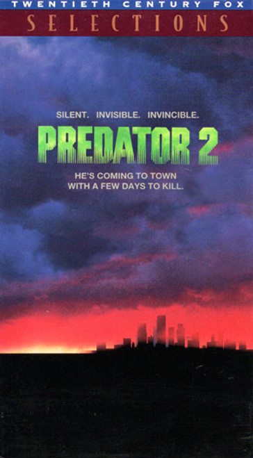 PREDATOR 2 (1990) - Used VHS