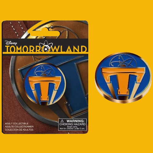 TOMORROWLAND (DISNEY) METAL BUTTON PIN - Collectible TOMORROWLAND (DISNEY) METAL BUTTON PIN - Collectible