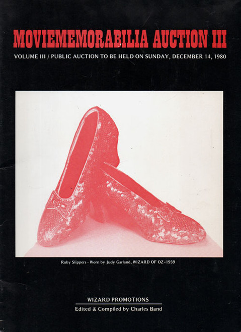 MOVIE MEMORBILIA AUCTION III(Dec. 1980) - Catalog Book MOVIE MEMORBILIA AUCTION III(Dec. 1980) - Catalog Book