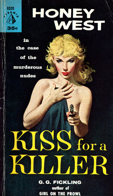 HONEY WEST: KISS FOR A KILLER - Vintage Paperback HONEY WEST: KISS FOR A KILLER - Vintage Paperback