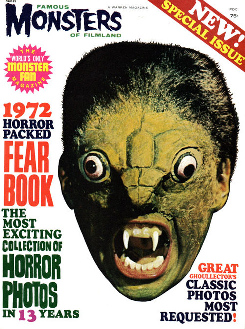 FAMOUS MONSTERS OF FILMLAND 1972 FEARBOOK - Magazine