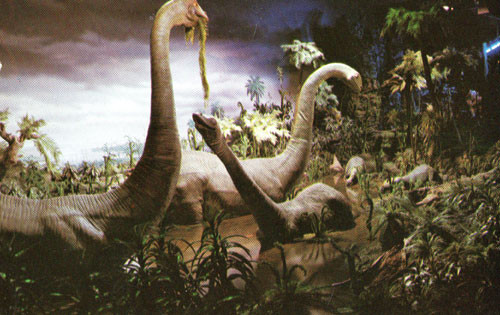 DISNEY DINOSAURS (WORLD OF ENERGY/1970s) - Vintage Post Card