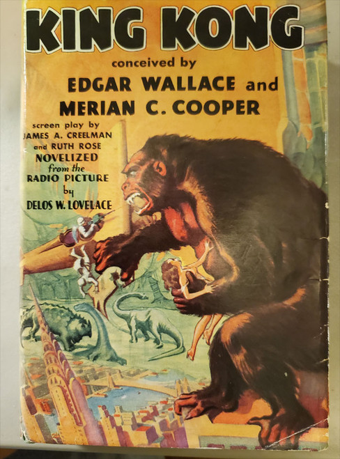 KING KONG (1932 1st Edition, Dust Jacket, Rare!) - Hardback Book