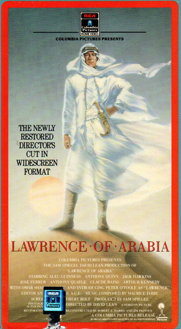 LAWRENCE OF ARABIA (1962/Restored 2 Tape Set) - Used VHS