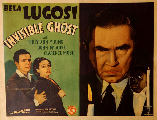 INVISIBLE GHOST (1941/Bela Lugosi Title Card) - 11x14 Original Theatrical Lobby Card