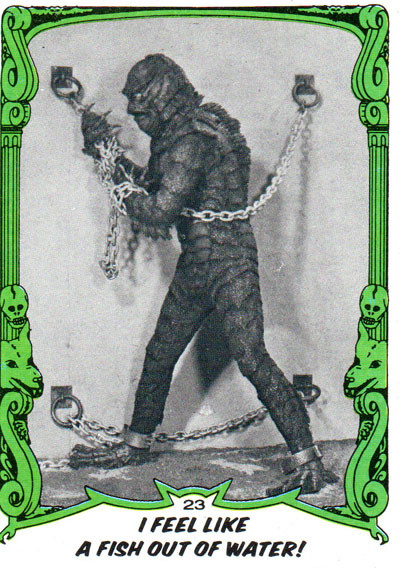 YOU'LL DIE LAUGHING #23 (1980 Series/Revenge of the Creature) - Trading Card