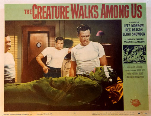 CREATURE WALKS AMONG US (1956 Creature Experiment) - Original Theatrical Lobby Card