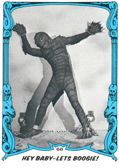 YOU'LL DIE LAUGHING #68 (1980s Series/Creature Chained) - Trading Card