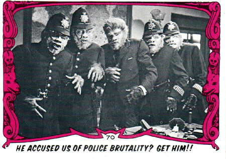 YOU'LL DIE LAUGHING #70 (1980 Series/Hydes) - Trading Card