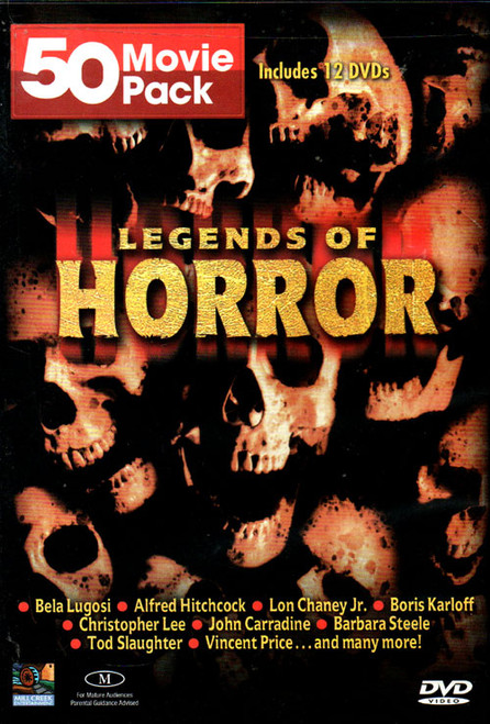 LEGENDS OF HORROR (50 Movie Set/12 DVDs) - DVD Set