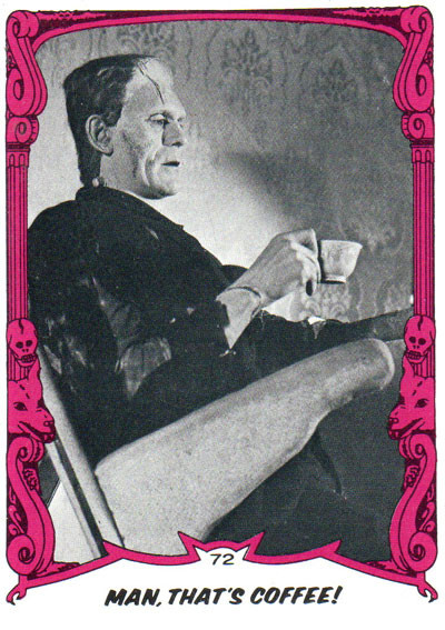 YOU'LL DIE LAUGHING #72 (1980 Series/Karloff Coffee) - Trading Card