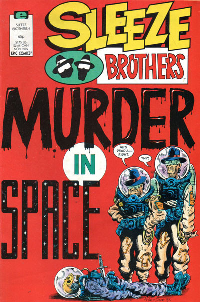 SLEEZE BROTHERS #4 - Comic Book