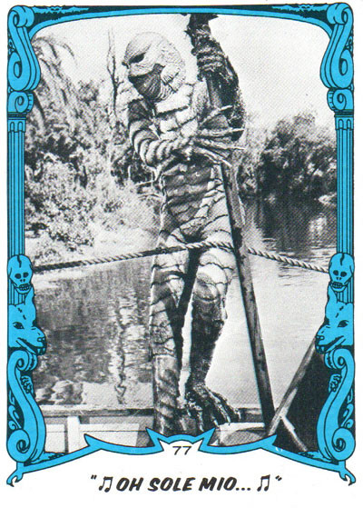 YOU'LL DIE LAUGHING #77 (1980 Series/Creature From the Black Lagoon) - Trading Card