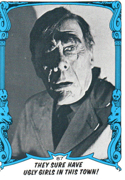 YOU'LL DIE LAUGHING #87 (1980 Series/Tarantula) - Trading Card