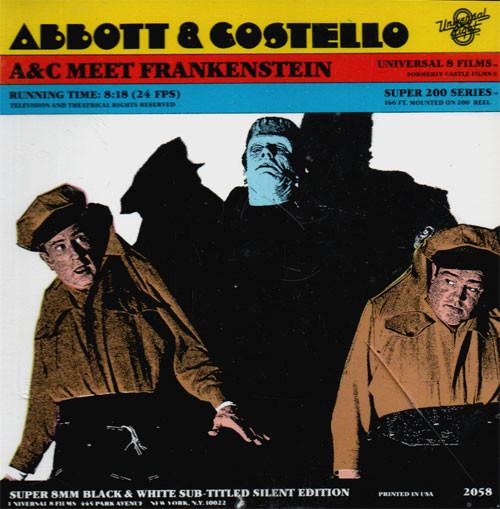 ABBOTT & COSTELLO MEET FRANKENSTEIN (1948) - Universal Super 8 Film