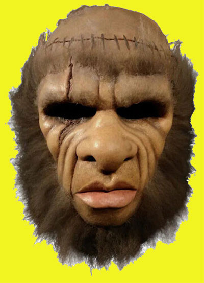 FRANKENSTEIN & THE MONSTER FROM HELL - Heavy Latex Mask