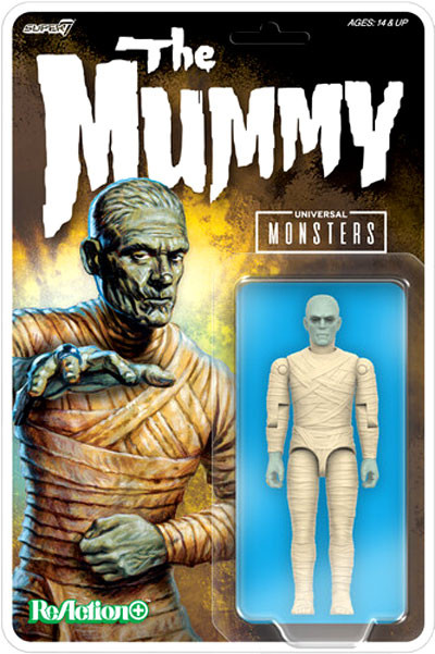 REACTION: MUMMY (Karloff, Dark Eyes) - Mini-Action Figure