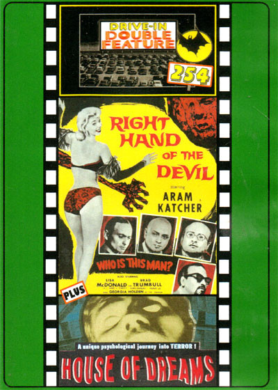 RIGHT HAND OF THE DEVIL (1963)/HOUSE OF DREAMS (1963) - Double Feature Used DVD